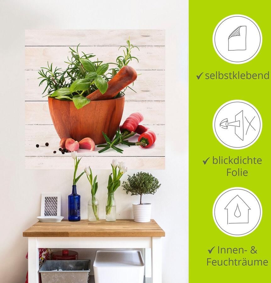 Artland Artprint Verse kruiden en specerijen als artprint op linnen muursticker in verschillende maten - Foto 5