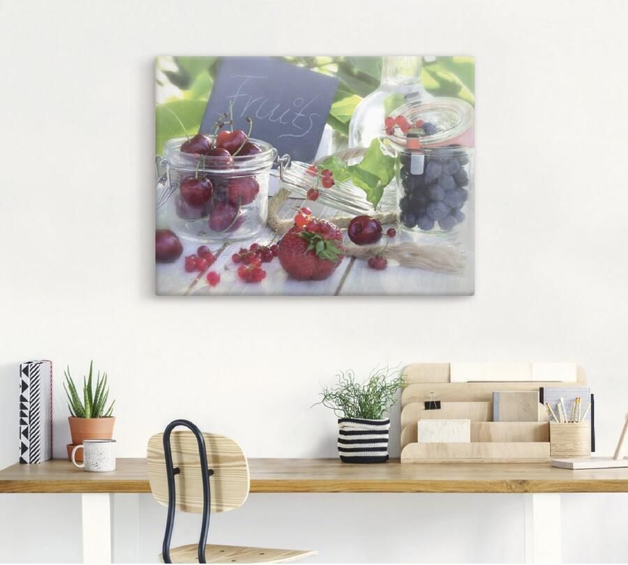 Artland Artprint Verse vruchten zomer als artprint op linnen poster in verschillende formaten maten - Foto 4