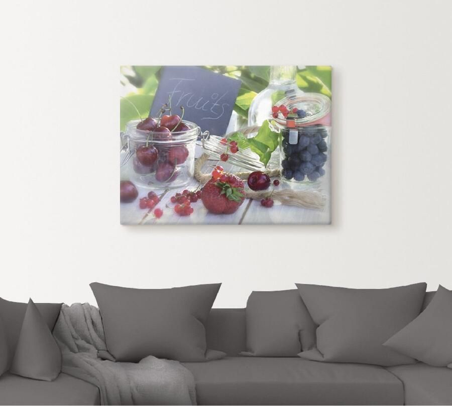 Artland Artprint Verse vruchten zomer als artprint op linnen poster in verschillende formaten maten - Foto 5