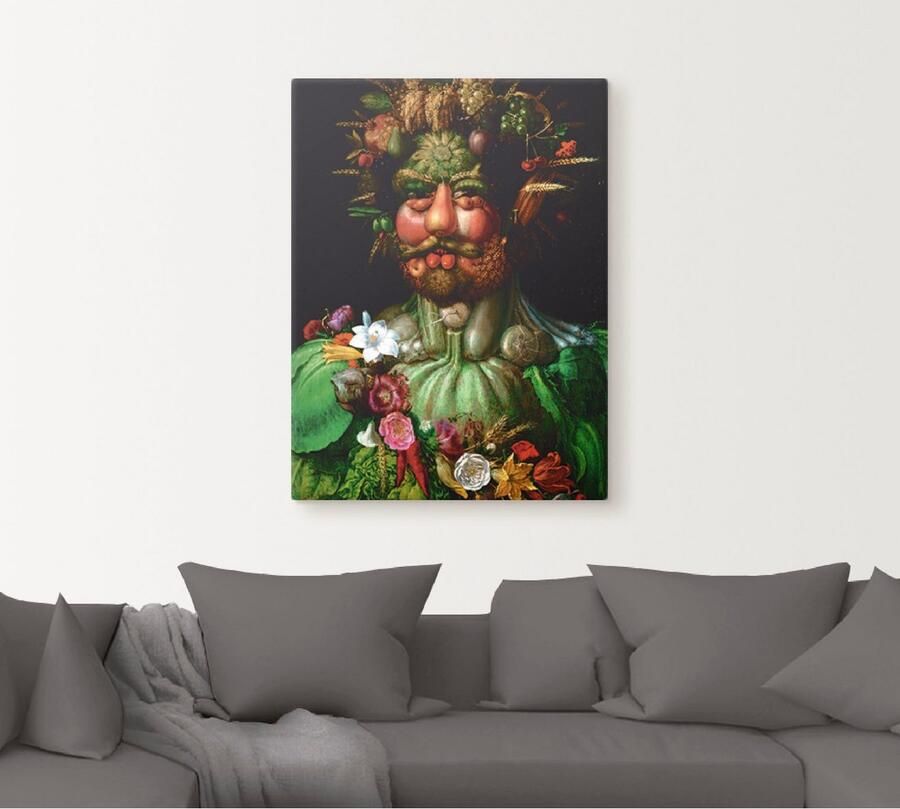 Artland Artprint Vertumnus (keizer Rudolf II.). 1590 als artprint op linnen poster in verschillende formaten maten - Foto 4