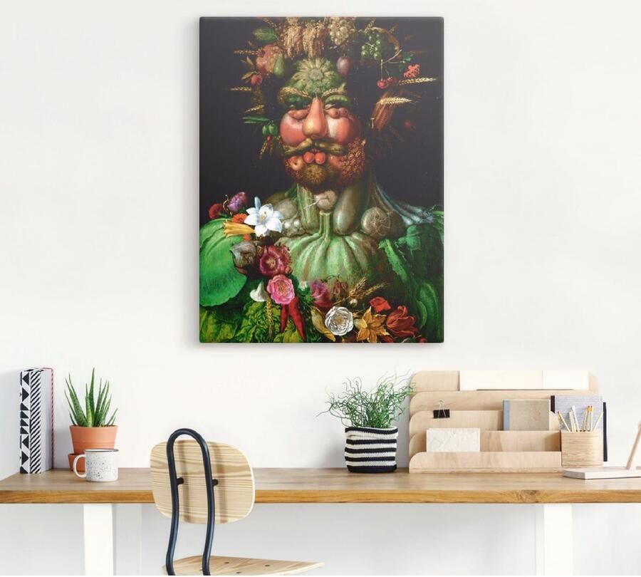 Artland Artprint Vertumnus (keizer Rudolf II.). 1590 als artprint op linnen poster in verschillende formaten maten - Foto 3