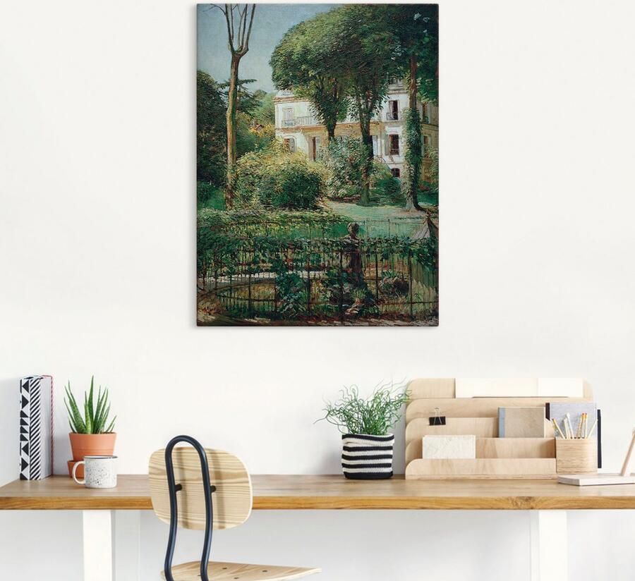 Artland Artprint Villa in Paris als artprint op linnen poster in verschillende formaten maten - Foto 4