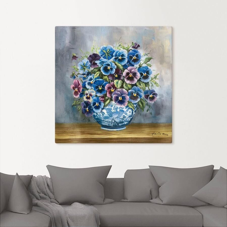 Artland Artprint Viooltjes als artprint van aluminium artprint voor buiten artprint op linnen poster muursticker - Foto 2