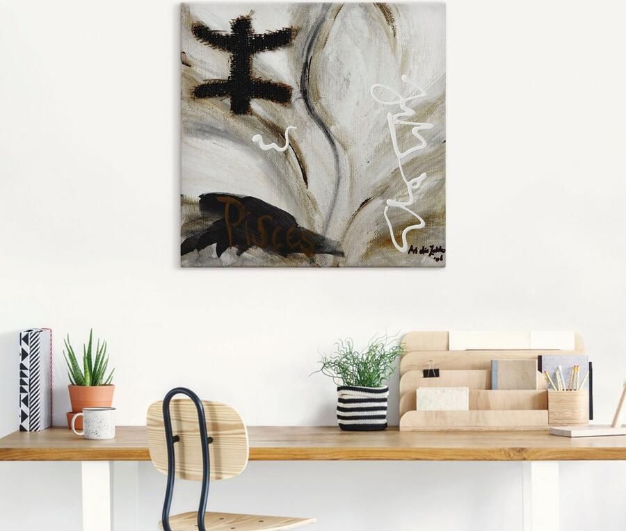 Artland Artprint Vissen als artprint op linnen in verschillende maten - Foto 4