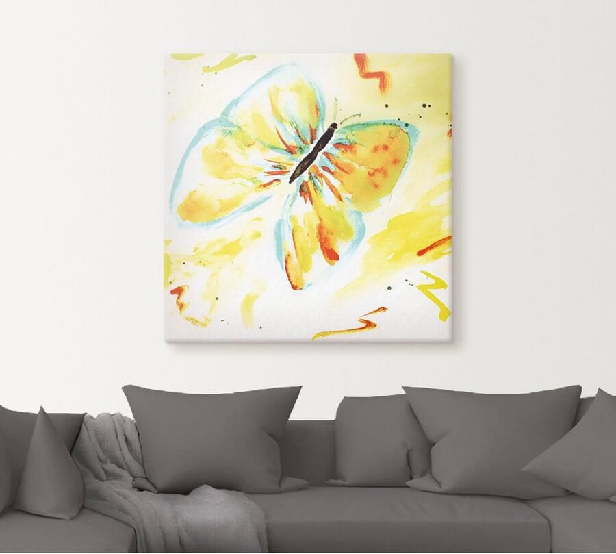 Artland Artprint Vlinder als artprint op linnen poster in verschillende formaten maten - Foto 4