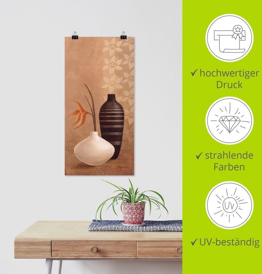 Artland Artprint Volumineuze vazen als artprint op linnen poster muursticker in verschillende maten - Foto 4