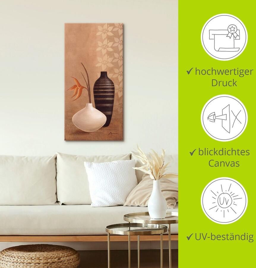 Artland Artprint Volumineuze vazen als artprint op linnen poster muursticker in verschillende maten - Foto 3