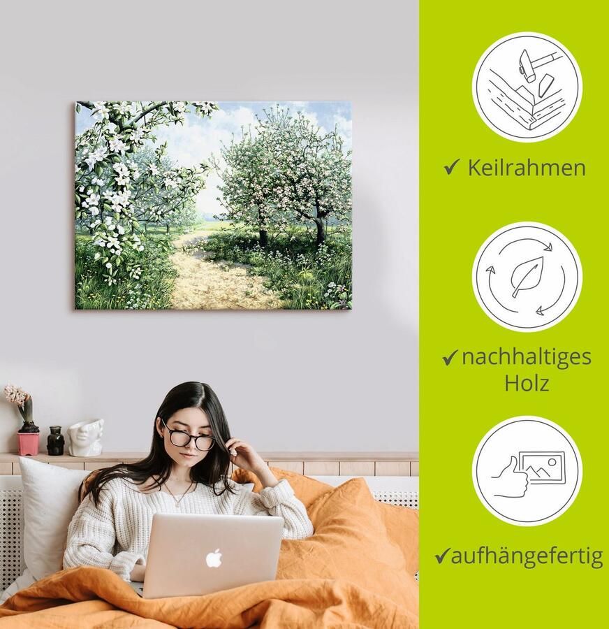 Artland Artprint Voorjaar I als artprint op linnen poster muursticker in verschillende maten