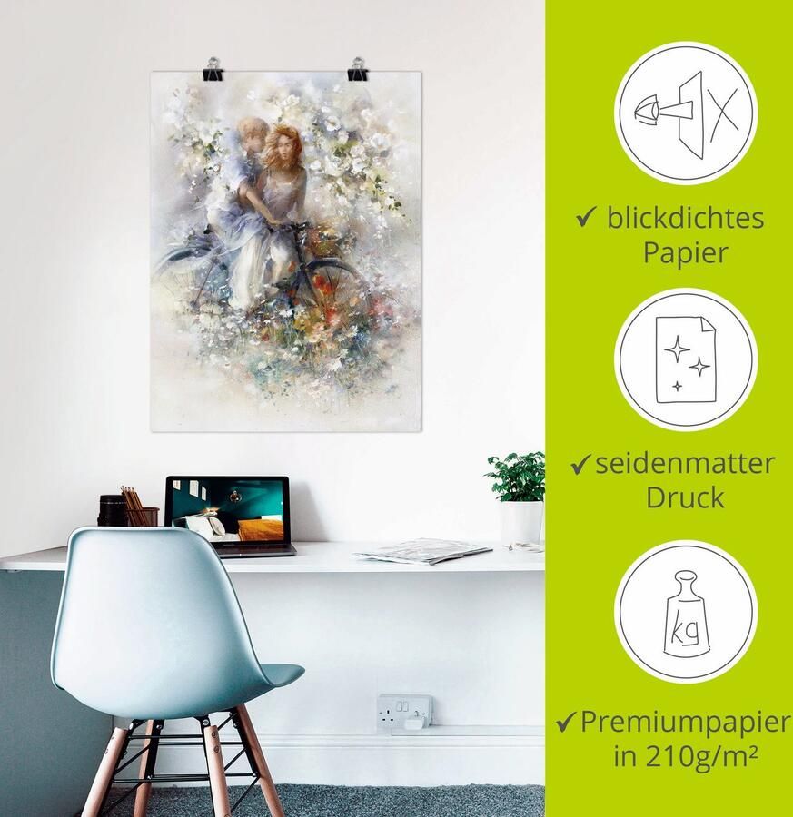 Artland Artprint Voorjaar II als artprint op linnen poster muursticker in verschillende maten - Foto 2