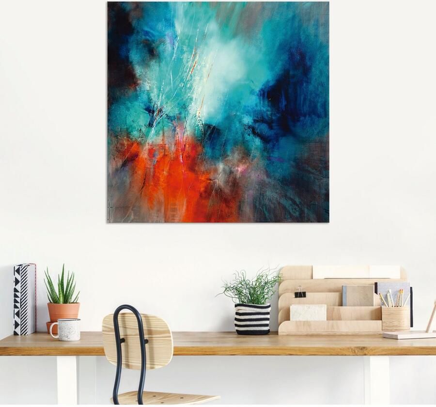 Artland Artprint Voorjaar in Eistobel als artprint van aluminium artprint op linnen muursticker of poster in verschillende maten - Foto 7