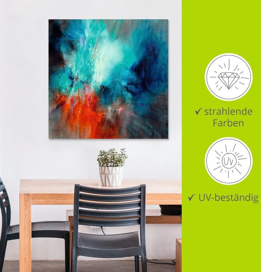 Artland Artprint Voorjaar in Eistobel als artprint van aluminium artprint op linnen muursticker of poster in verschillende maten - Foto 4