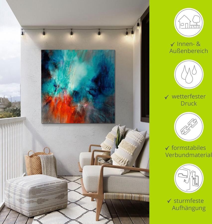 Artland Artprint Voorjaar in Eistobel als artprint van aluminium artprint op linnen muursticker of poster in verschillende maten - Foto 6
