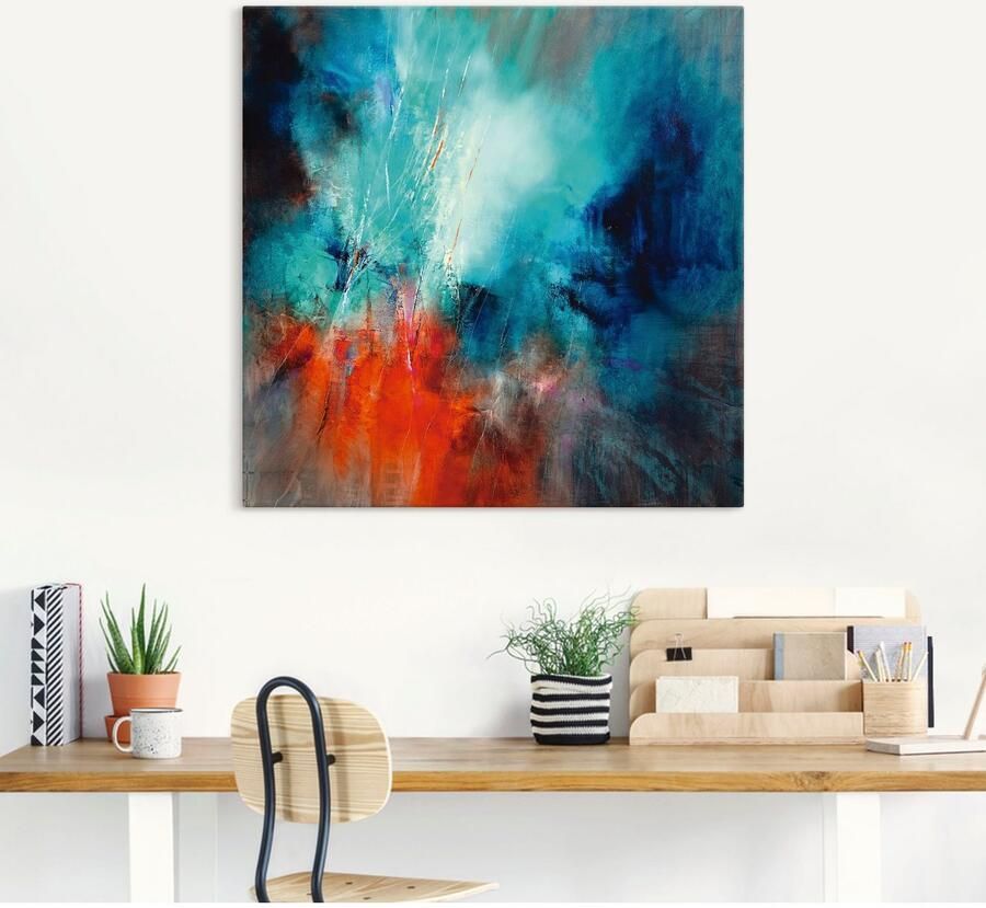 Artland Artprint Voorjaar in Eistobel als artprint van aluminium artprint op linnen muursticker of poster in verschillende maten - Foto 4