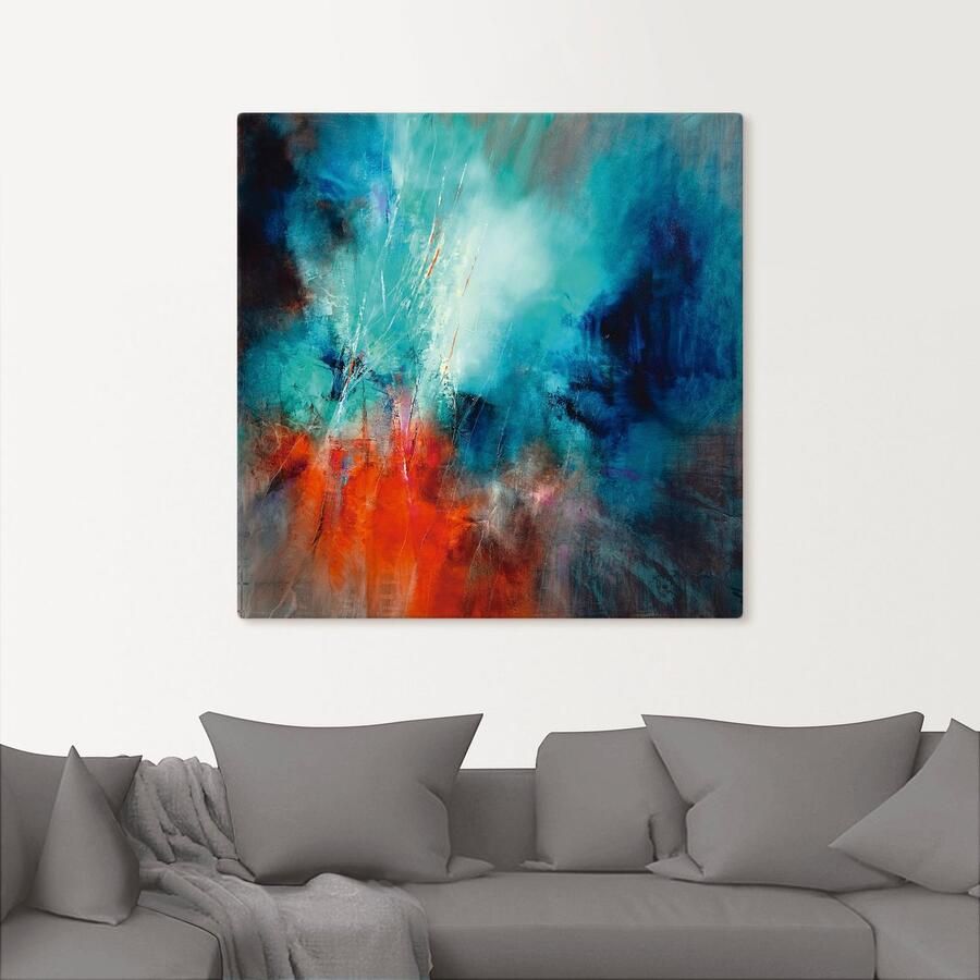Artland Artprint Voorjaar in Eistobel als artprint van aluminium artprint op linnen muursticker of poster in verschillende maten - Foto 2