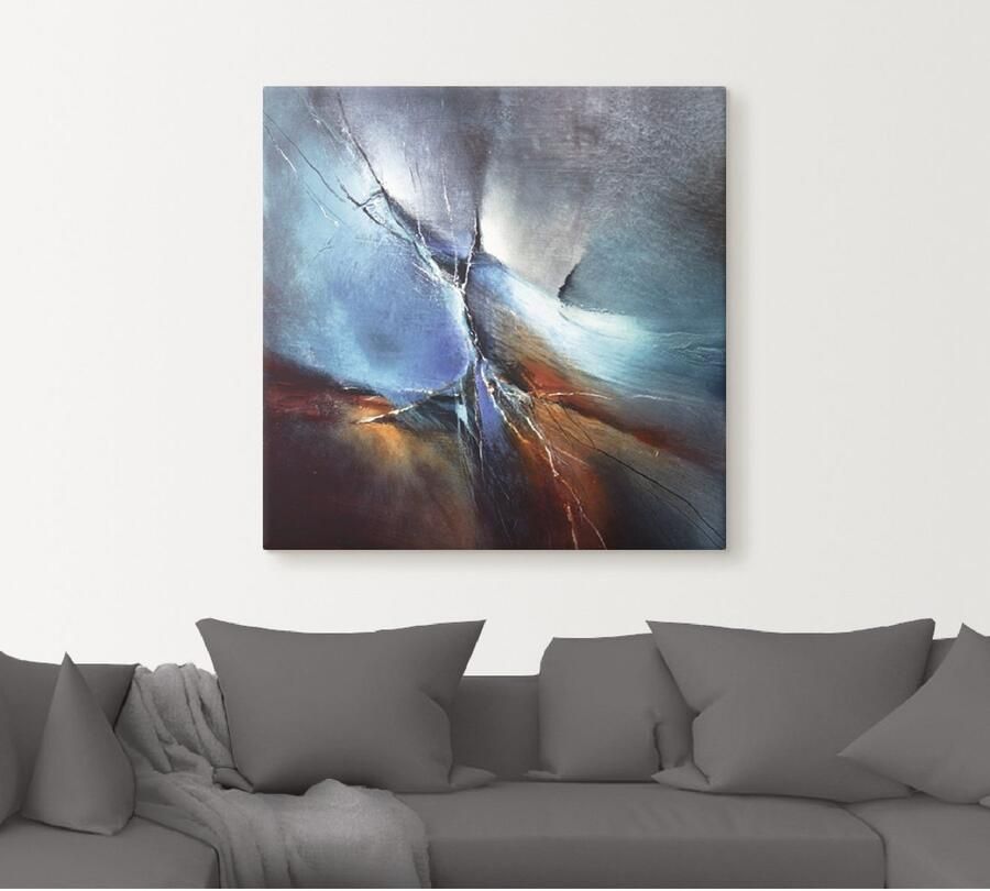Artland Artprint Voorjaar in Eistobel als artprint van aluminium artprint voor buiten artprint op linnen in verschillende maten - Foto 5