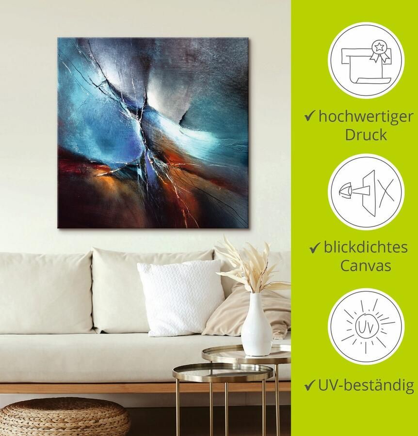 Artland Artprint Voorjaar in Eistobel als artprint van aluminium artprint voor buiten artprint op linnen in verschillende maten - Foto 3