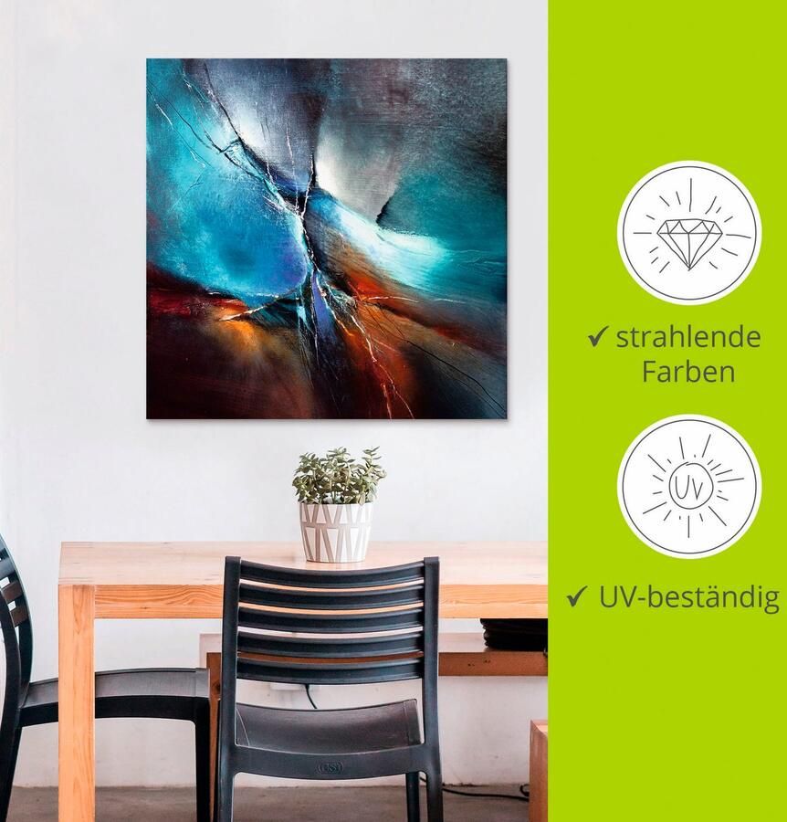 Artland Artprint Voorjaar in Eistobel als artprint van aluminium artprint voor buiten artprint op linnen in verschillende maten - Foto 3