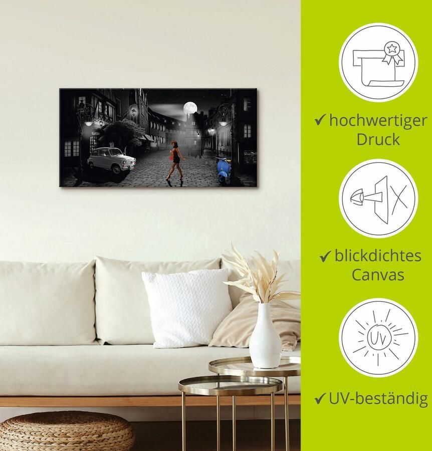 Artland Artprint Vrije avond in bella Italia als artprint van aluminium artprint voor buiten artprint op linnen poster muursticker - Foto 2
