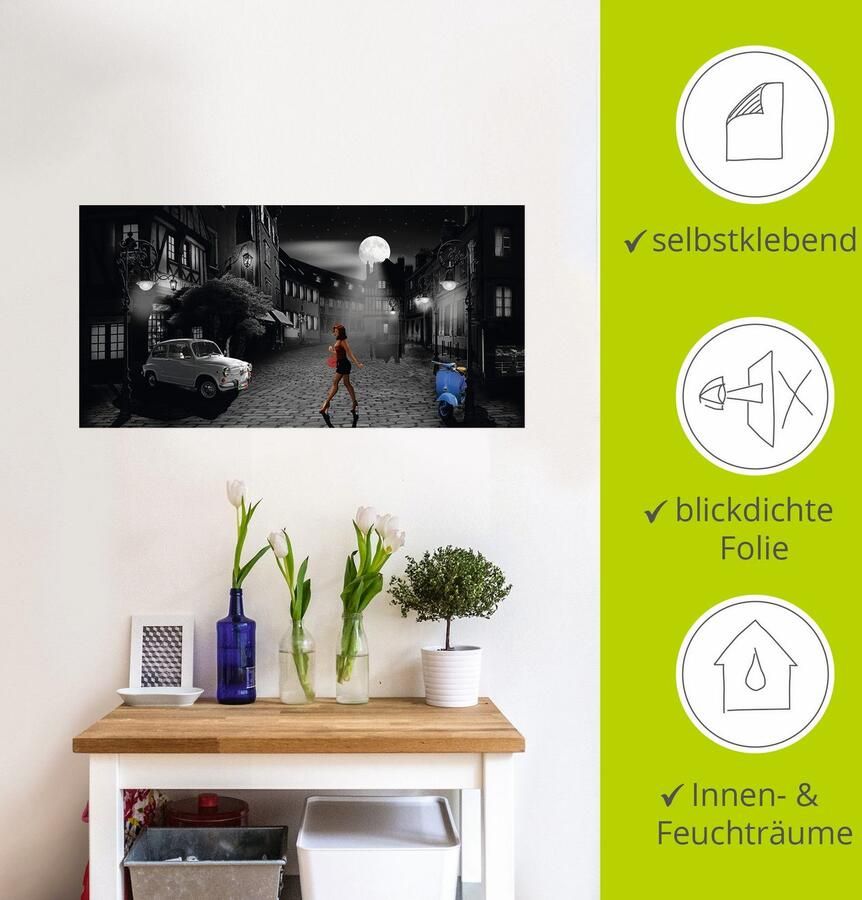 Artland Artprint Vrije avond in bella Italia als artprint van aluminium artprint voor buiten artprint op linnen poster muursticker - Foto 3