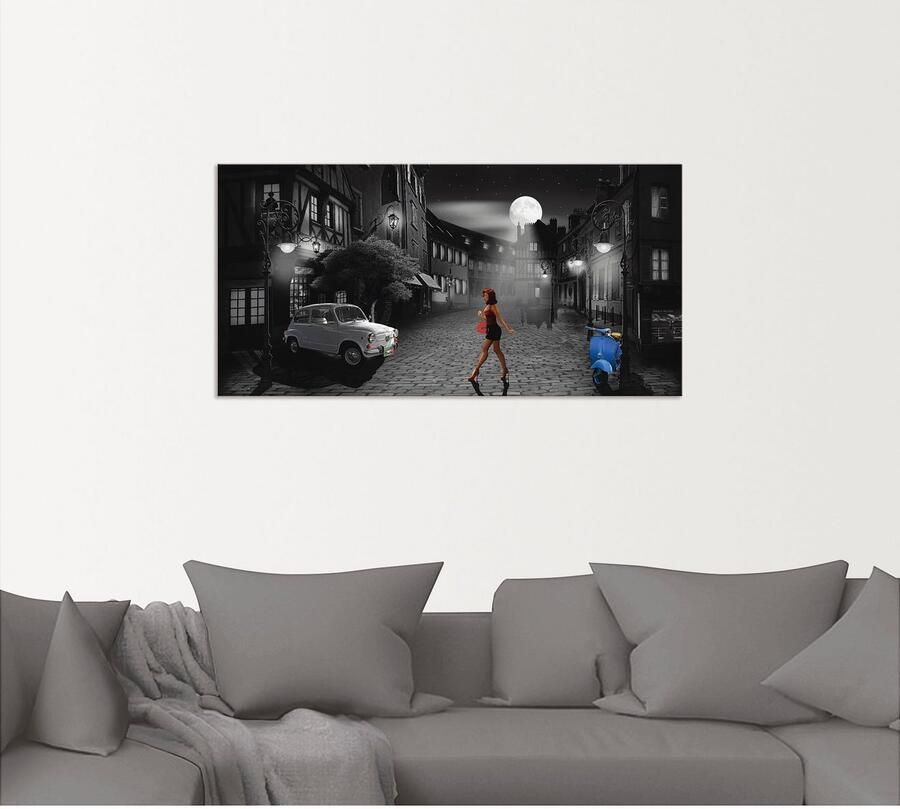 Artland Artprint Vrije avond in bella Italia als artprint van aluminium artprint voor buiten artprint op linnen poster muursticker - Foto 5