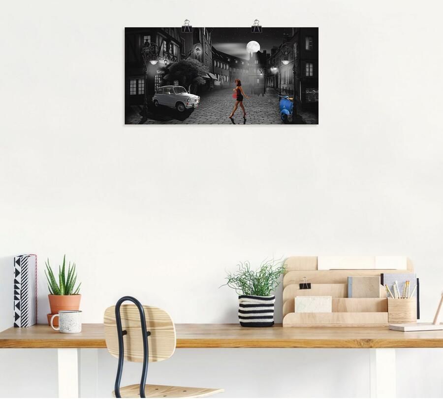 Artland Artprint Vrije avond in bella Italia als artprint van aluminium artprint voor buiten artprint op linnen poster muursticker - Foto 4