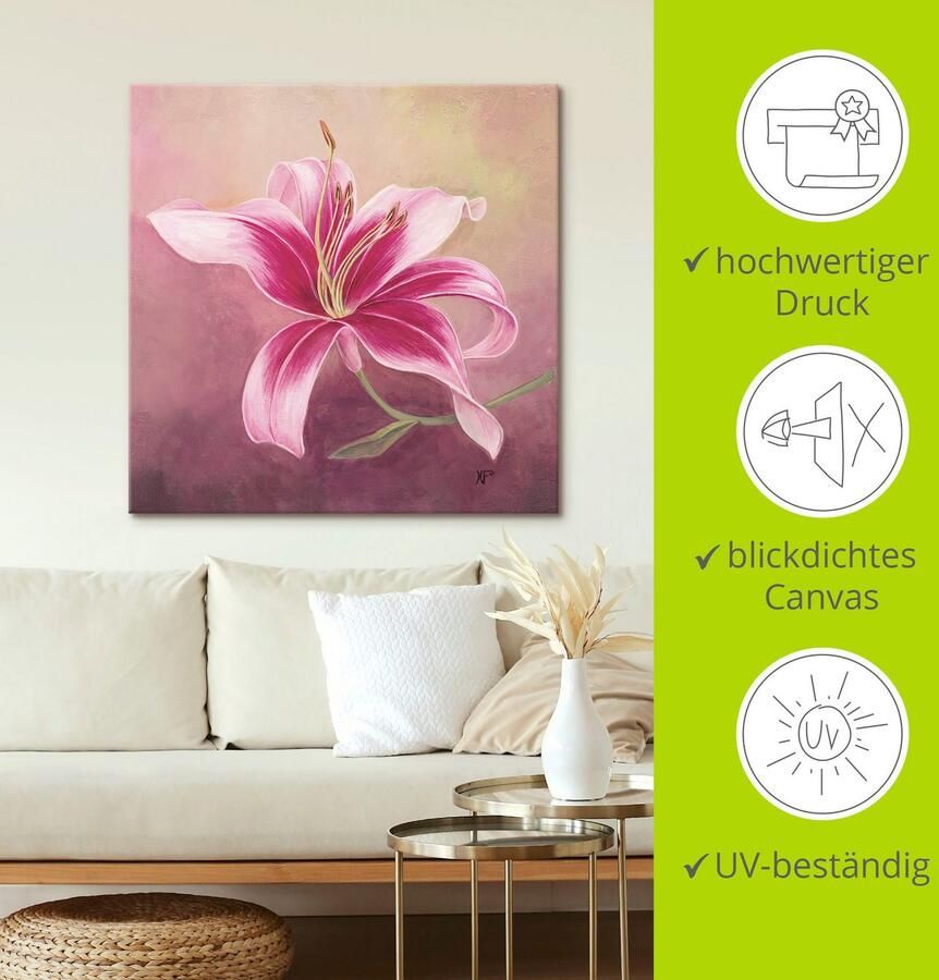 Artland Artprint Vroege lelie als artprint op linnen poster in verschillende formaten maten - Foto 5
