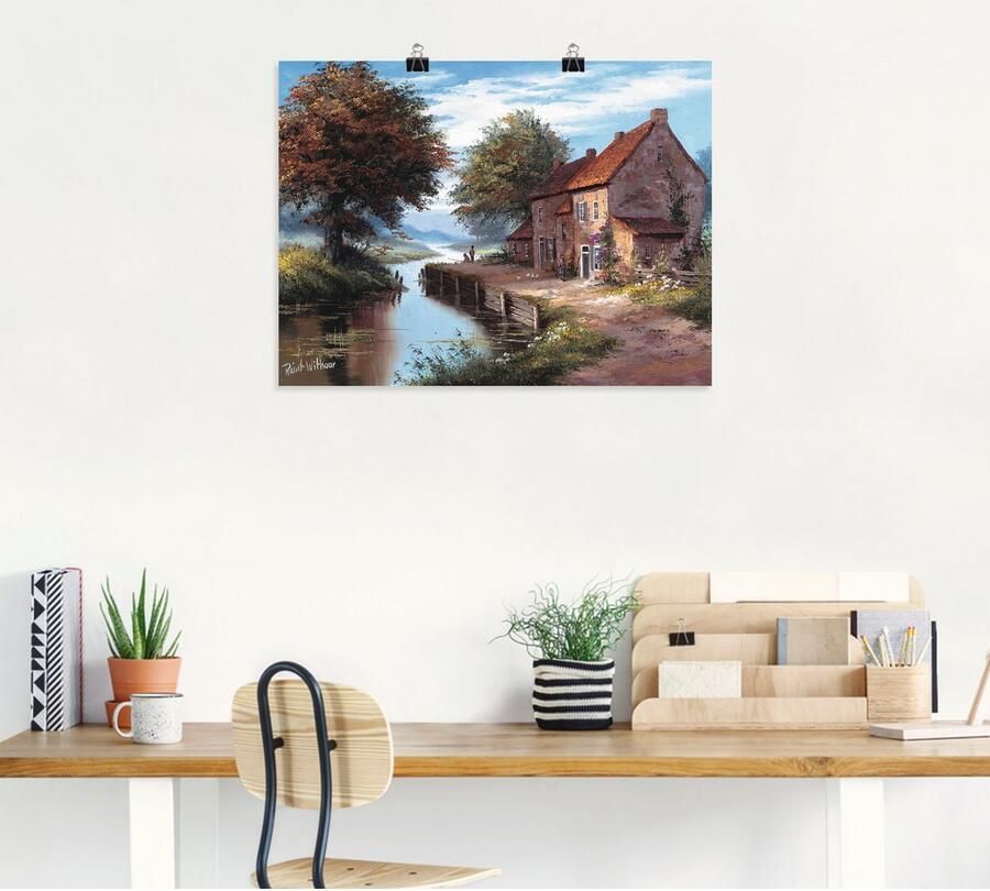 Artland Artprint Vroege morgen als artprint op linnen poster in verschillende formaten maten - Foto 4