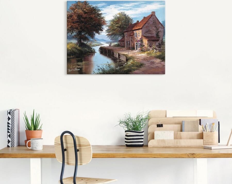 Artland Artprint Vroege morgen als artprint op linnen poster in verschillende formaten maten - Foto 5