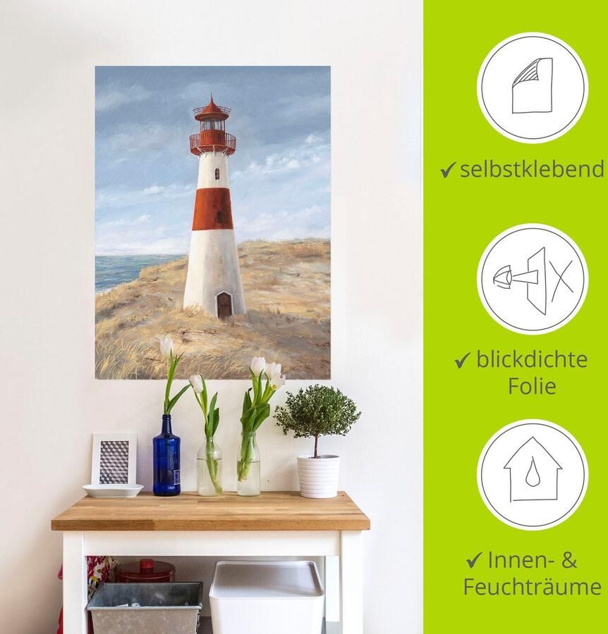 Artland Artprint Vuurtoren I als artprint van aluminium artprint op linnen muursticker verschillende maten - Foto 4