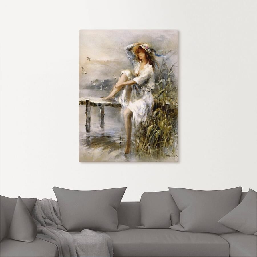 Artland Artprint Waterkant als artprint op linnen poster muursticker in verschillende maten