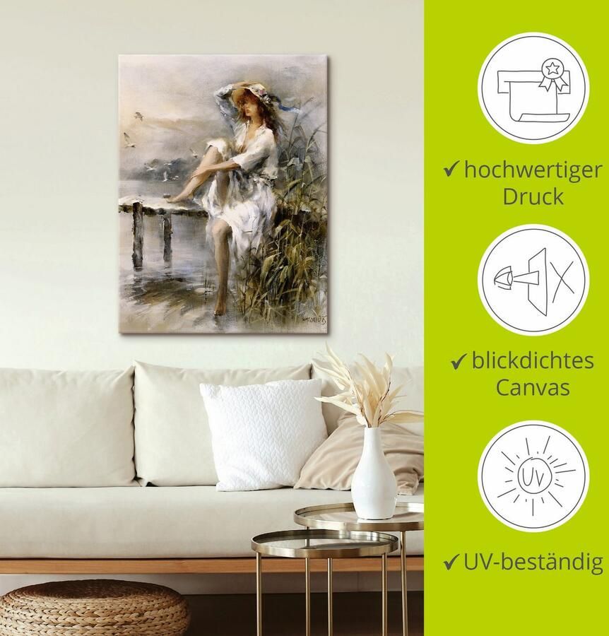 Artland Artprint Waterkant als artprint op linnen poster muursticker in verschillende maten - Foto 3