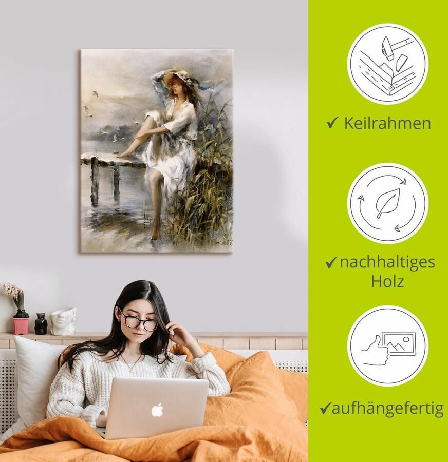 Artland Artprint Waterkant als artprint op linnen poster muursticker in verschillende maten - Foto 2