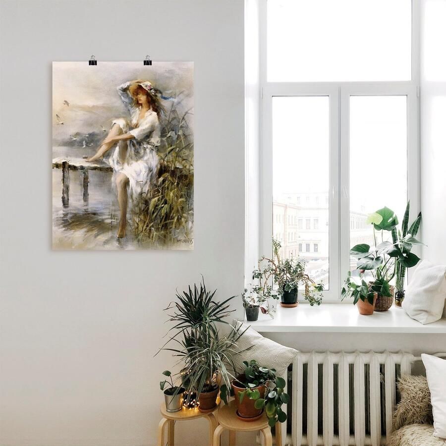 Artland Artprint Waterkant als artprint op linnen poster muursticker in verschillende maten