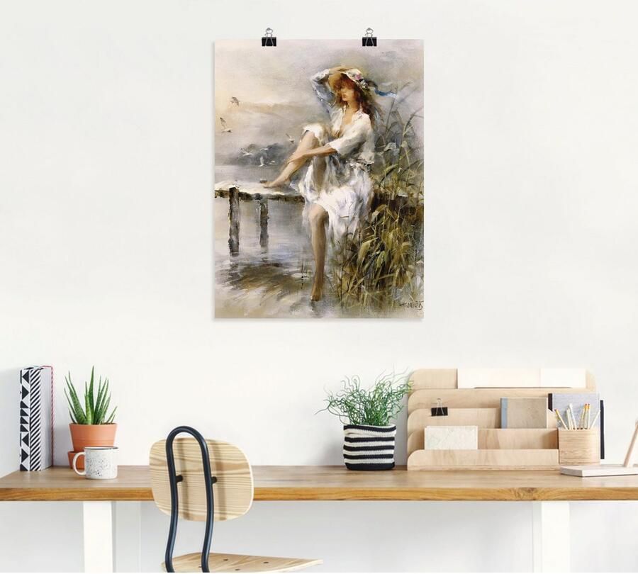 Artland Artprint Waterkant als artprint op linnen poster muursticker in verschillende maten - Foto 4
