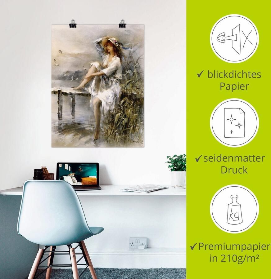Artland Artprint Waterkant als artprint op linnen poster muursticker in verschillende maten - Foto 2