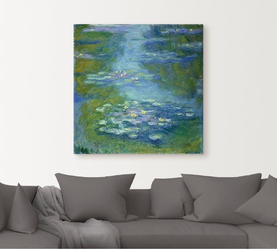 Artland Artprint Waterlelies. 1907 als artprint op linnen poster in verschillende formaten maten - Foto 6