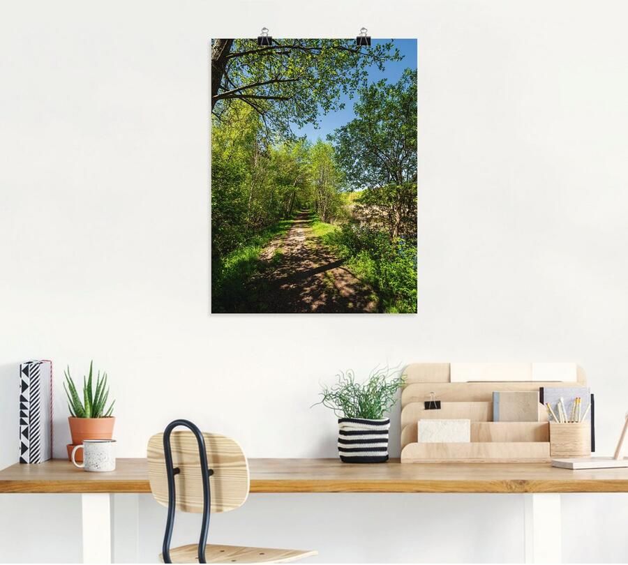 Artland Artprint Weg en bomen bij Kuchelmiß als artprint op linnen poster muursticker in verschillende maten - Foto 4