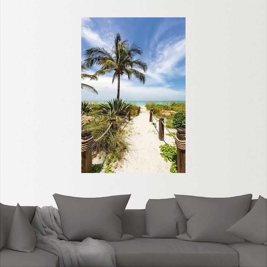 Artland Artprint Weg naar het strand II als artprint van aluminium artprint voor buiten poster muursticker in diverse maten formaten - Foto 2