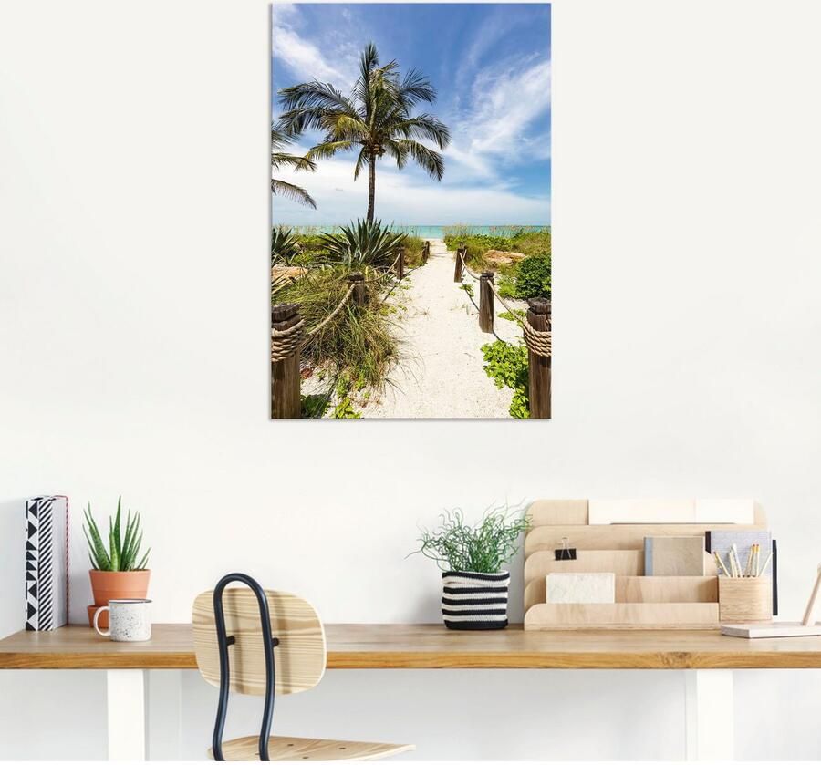 Artland Artprint Weg naar het strand II als artprint van aluminium artprint voor buiten poster muursticker in diverse maten formaten - Foto 7