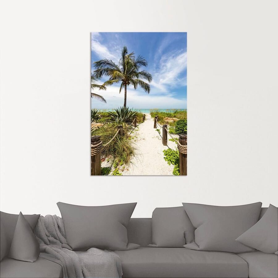 Artland Artprint Weg naar het strand II als artprint van aluminium artprint voor buiten poster muursticker in diverse maten formaten - Foto 2