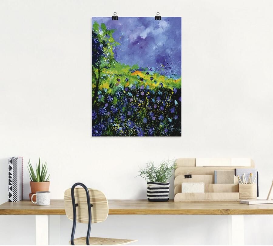 Artland Artprint Wilde bloemen als artprint op linnen poster in verschillende formaten maten - Foto 4