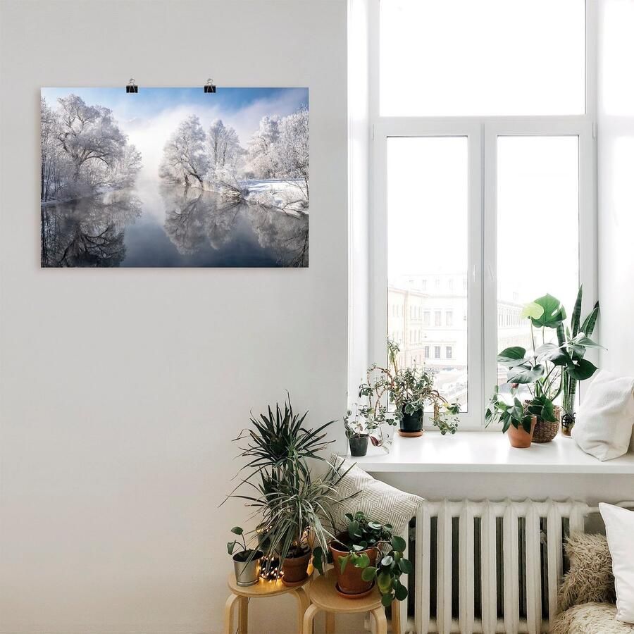 Artland Artprint Winter in Opper-Beieren als artprint op linnen poster muursticker in verschillende maten - Foto 2