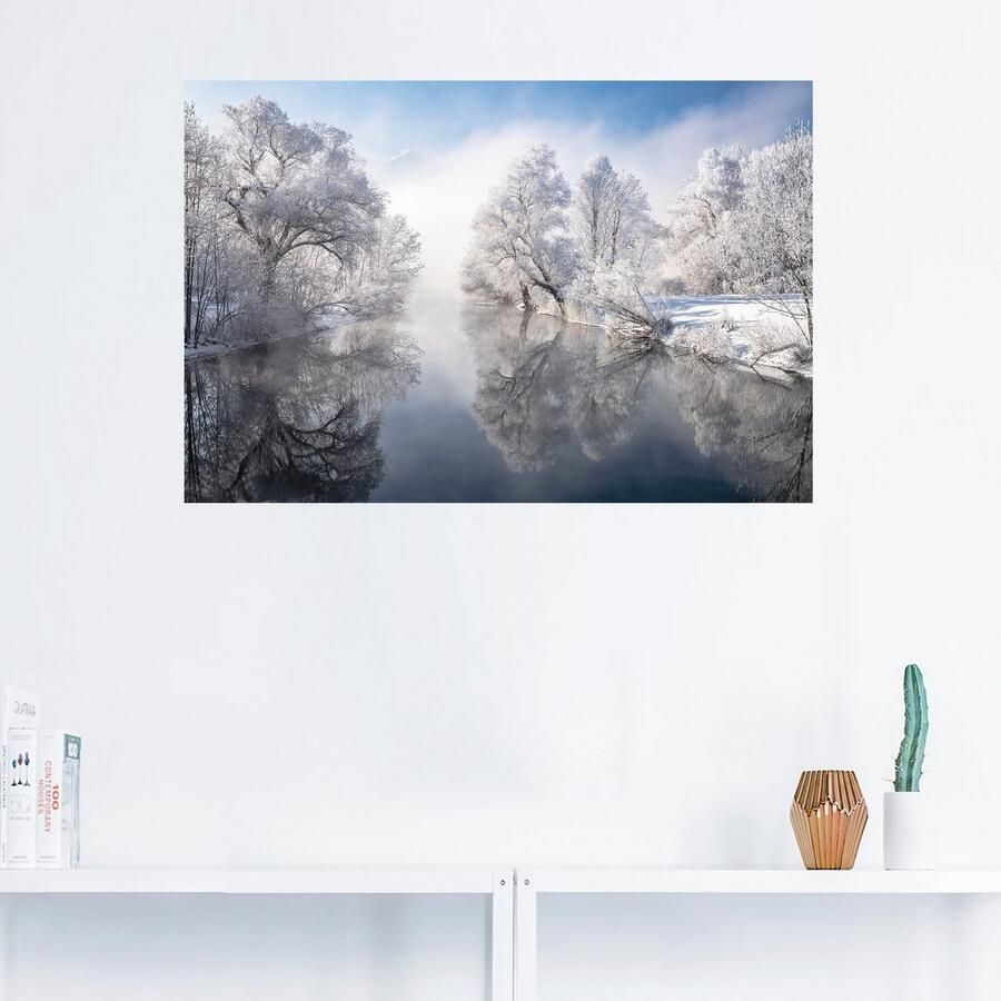 Artland Artprint Winter in Opper-Beieren als artprint op linnen poster muursticker in verschillende maten