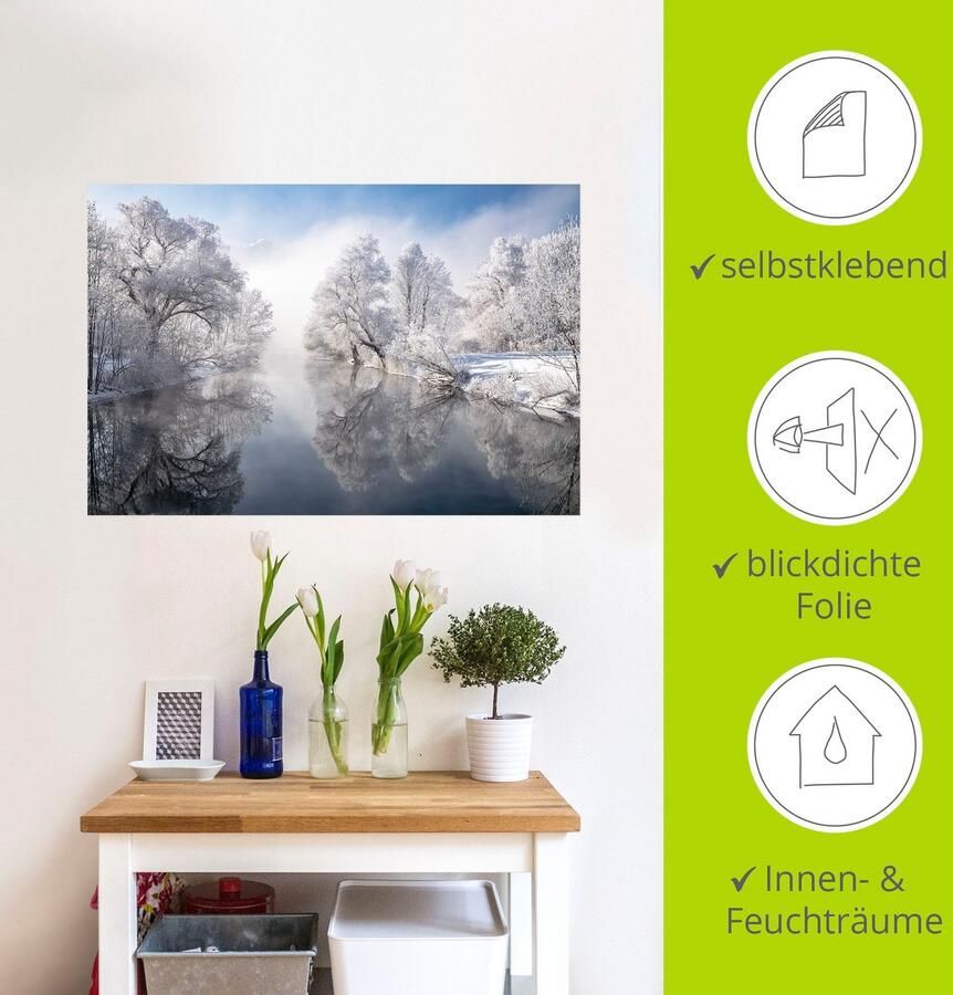 Artland Artprint Winter in Opper-Beieren als artprint op linnen poster muursticker in verschillende maten - Foto 3