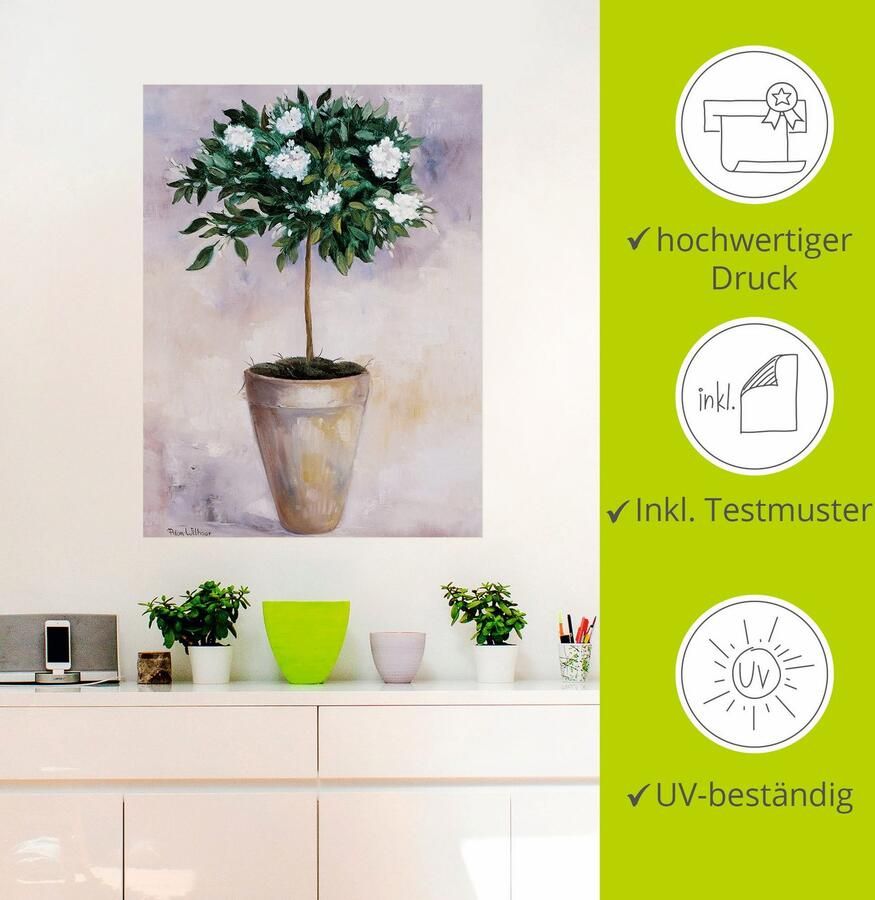 Artland Artprint Winter jasmijn als poster muursticker in verschillende maten - Foto 2