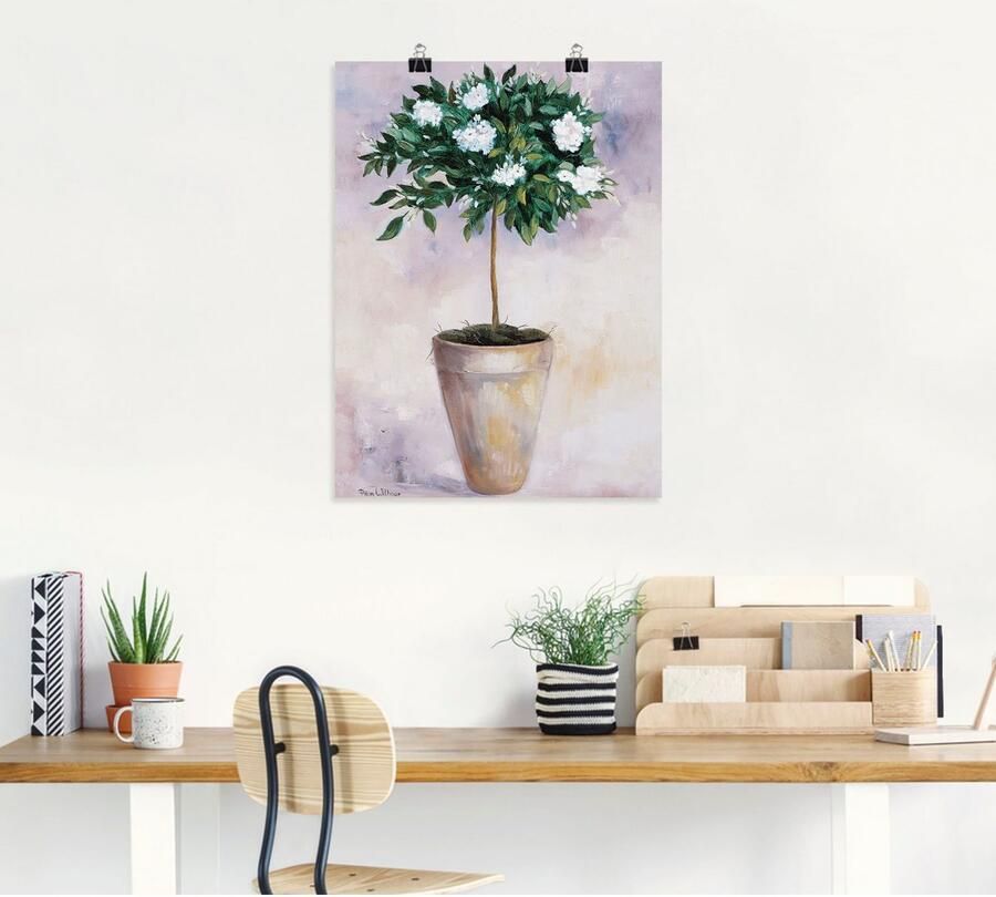 Artland Artprint Winter jasmijn als poster muursticker in verschillende maten - Foto 4