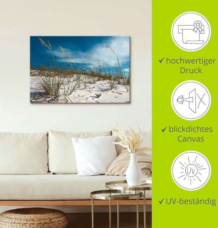 Artland Artprint Zandduinen en grassen als artprint van aluminium artprint voor buiten artprint op linnen poster in verschillende maten. maten - Foto 5