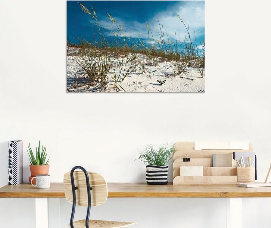 Artland Artprint Zandduinen en grassen als artprint van aluminium artprint voor buiten artprint op linnen poster in verschillende maten. maten - Foto 5