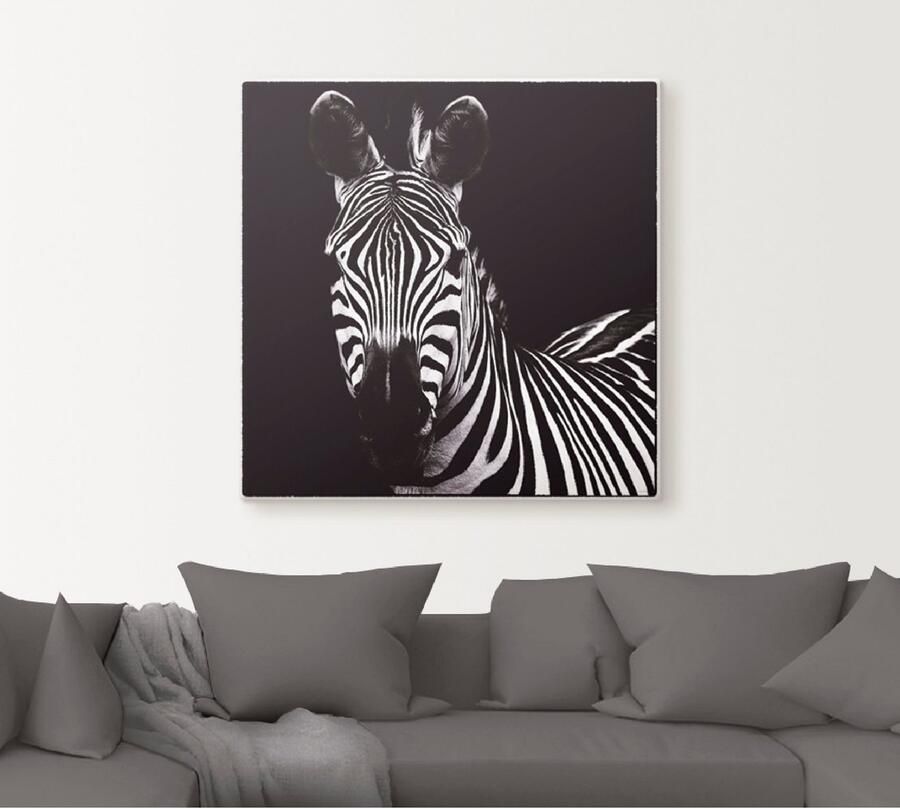 Artland Artprint Zebra II als artprint op linnen muursticker in verschillende maten - Foto 5