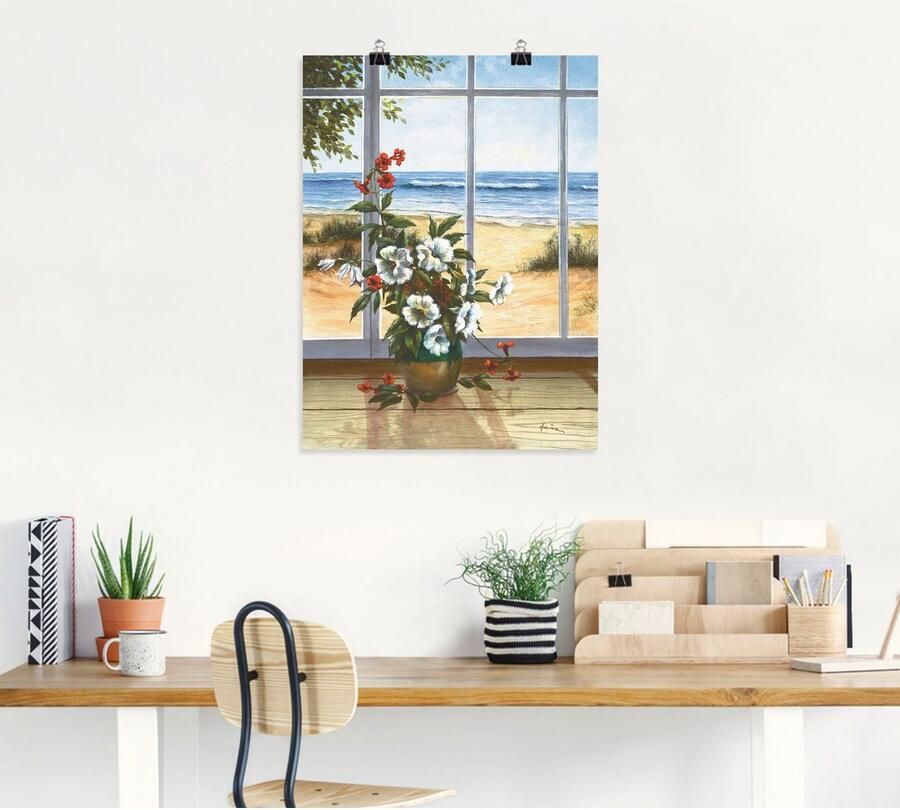 Artland Artprint Zeezicht als artprint op linnen poster in verschillende formaten maten - Foto 4